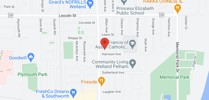 map of 78 AFTON Avenue